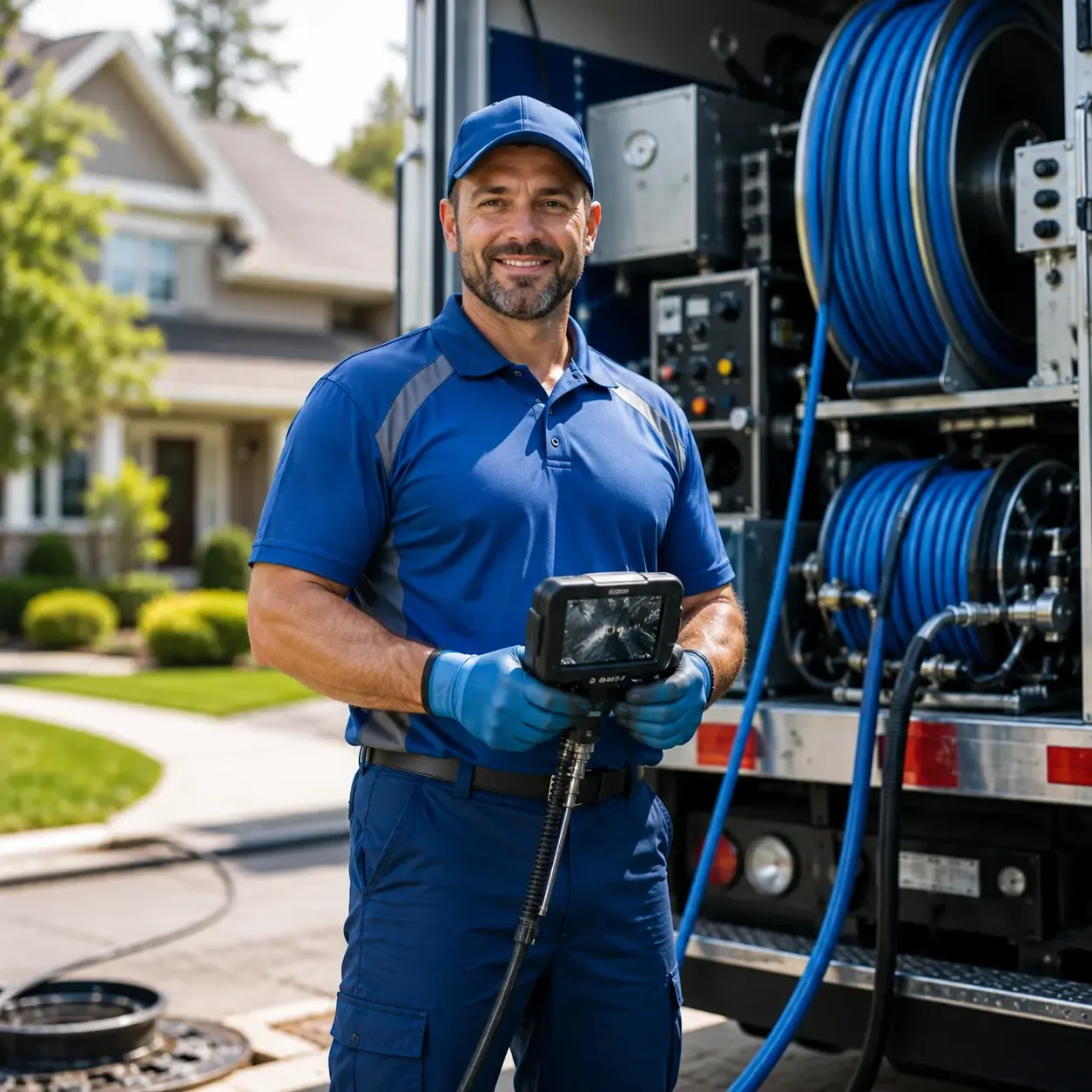 Local outdoor drain cleaning specialists in Elkhorn, WI